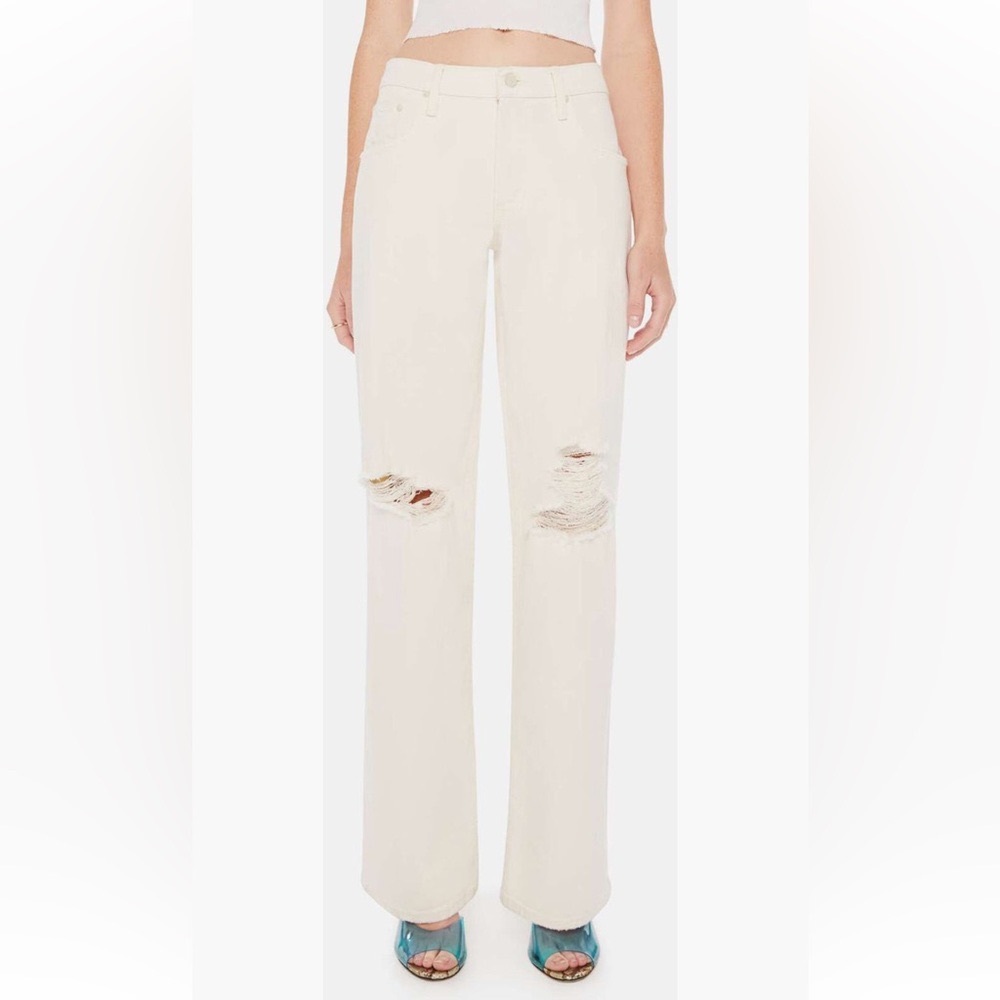 Mother Cream Denim Jeans